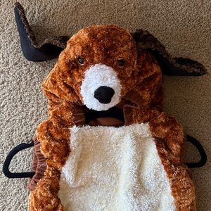 Plush Brown and White hound Dog Costume